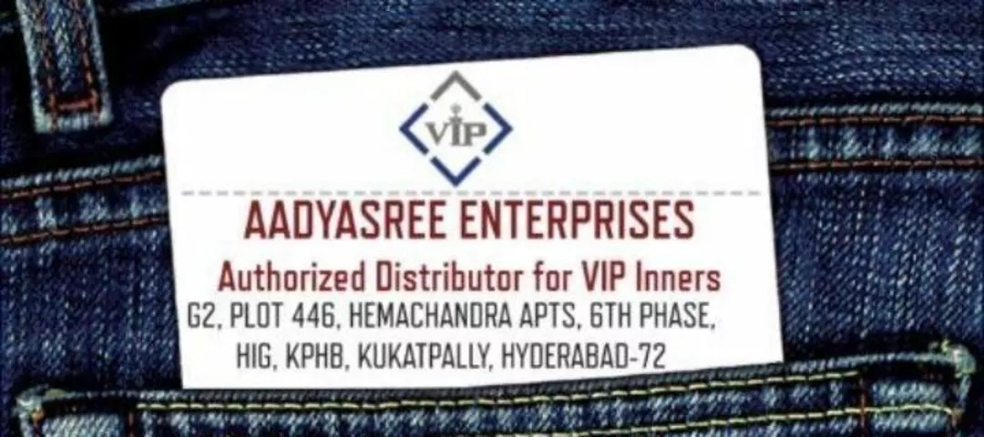 Visiting card store images of Aadyasree enterprises