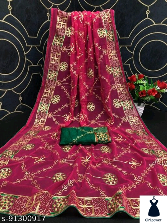 Post image New saree design ..Cash on delivery available ..Fast delivery ..Only price  699/-