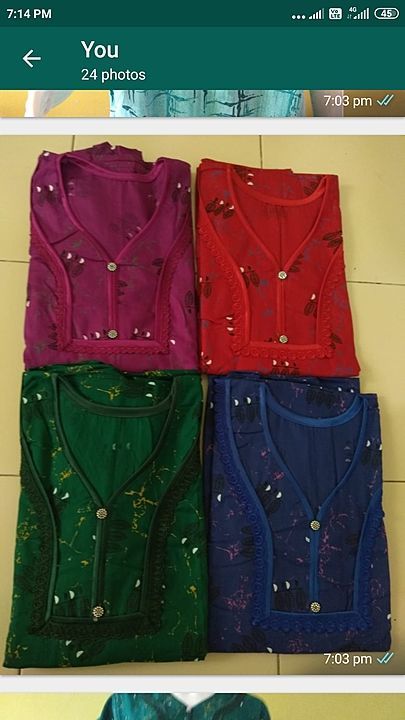 Cotton Nighties uploaded by Pratima Collection on 11/13/2020