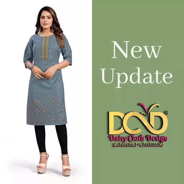 Cotton Embroidery Kurti  uploaded by Daisy Cloth Design on 7/19/2022