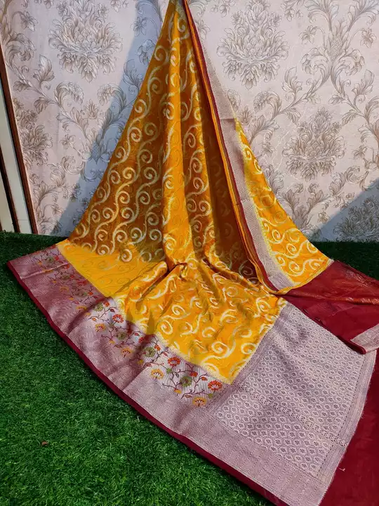 Banarsi semi Georgette uploaded by business on 7/19/2022