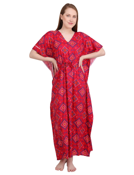 SIMRIT Women Nightwear Kaftan  uploaded by AR CREATIONS on 7/19/2022