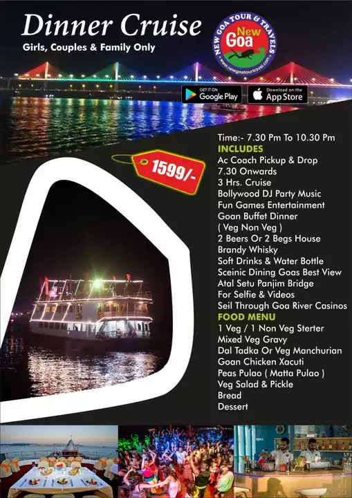 Dinner cruise  uploaded by NEW GOA TOUR AND TRAVEL on 7/19/2022