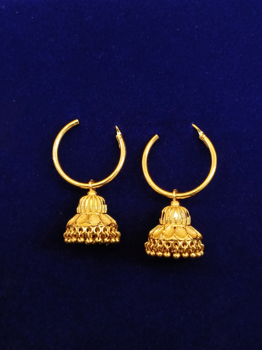 chandbalis gold plated soni gold uploaded by imitation jewellers on 7/19/2022