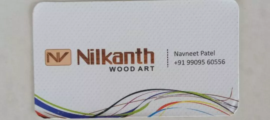 Visiting card store images of Nilkanth wood art
