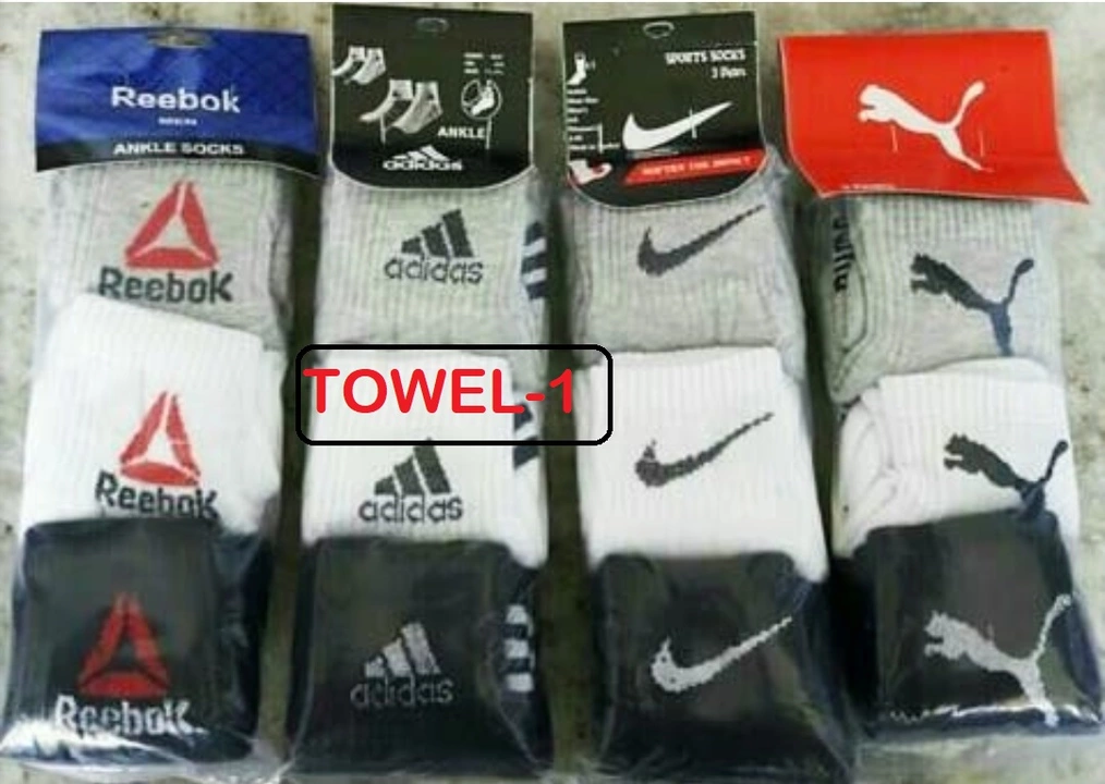 Towel ankle length socks uploaded by ShopAge Online Services Pvt Ltd on 7/20/2022