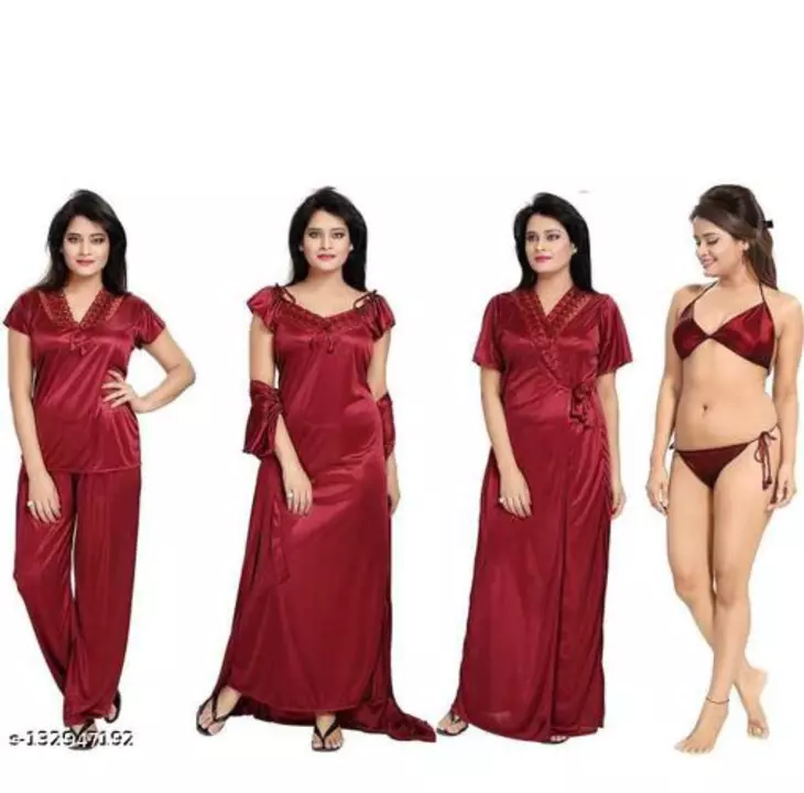 6 pc nighty set  uploaded by P.C Textile on 7/20/2022