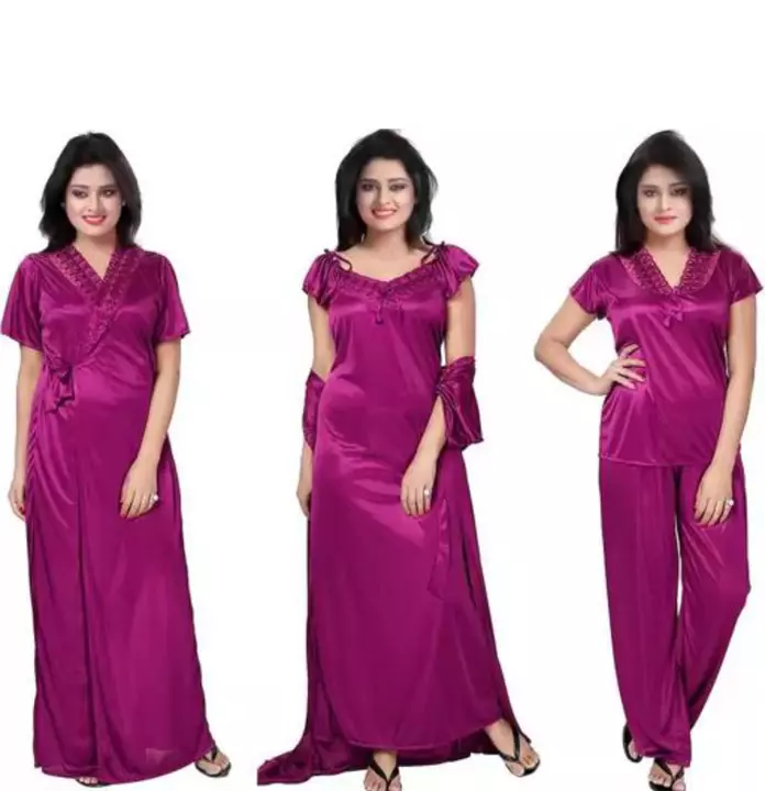 4 pc nighty set  uploaded by business on 7/20/2022