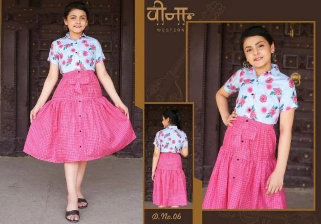 Product image of Kids top skirt, price: Rs. 750, ID: kids-top-skirt-ace0dd28