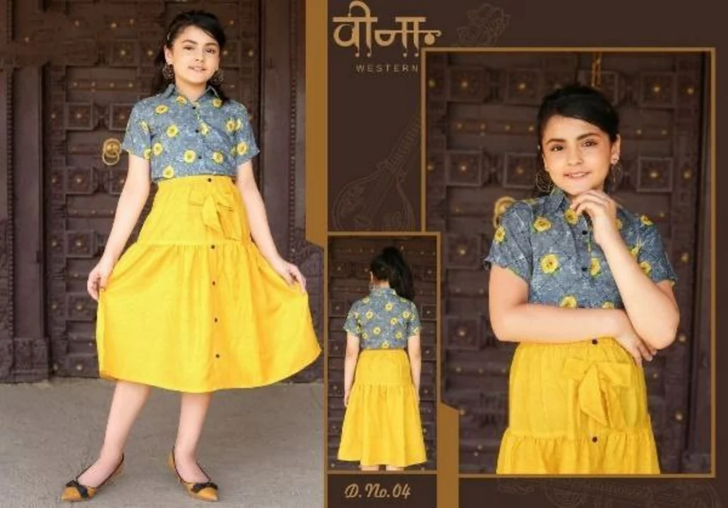 Product image of Kids top skirt, price: Rs. 750, ID: kids-top-skirt-28e1e997