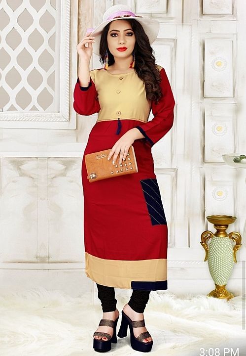 Post image Hey! Checkout my new collection called Pure cotton kurti.