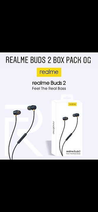 Realme buds 2 og quality magnet+cotton wire handsfree uploaded by Sargam Mobile on 11/14/2020