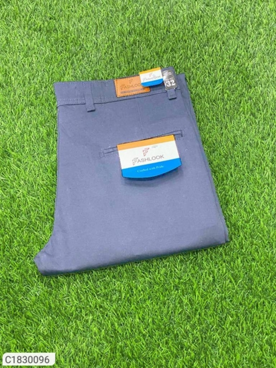 Cotton Solid Slim Fit Casual Trousers uploaded by Online shopping on 7/20/2022