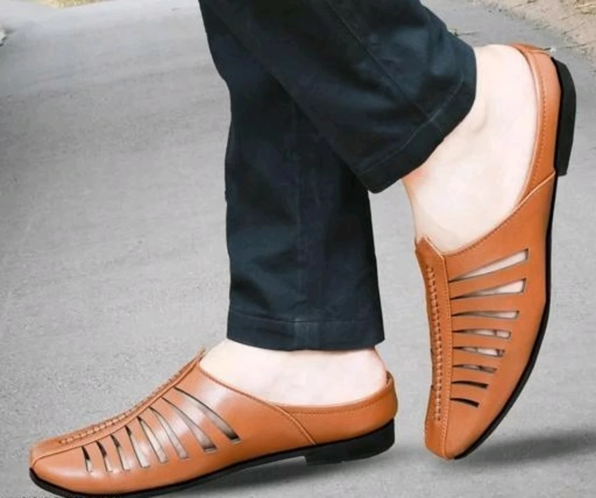 📣🥳 Lazy21 Synthetic Leather Tan 🤎   Trendy Attractive Fashionable Slip On Ethnic Footwear For Men uploaded by www.lazy21.com on 7/20/2022