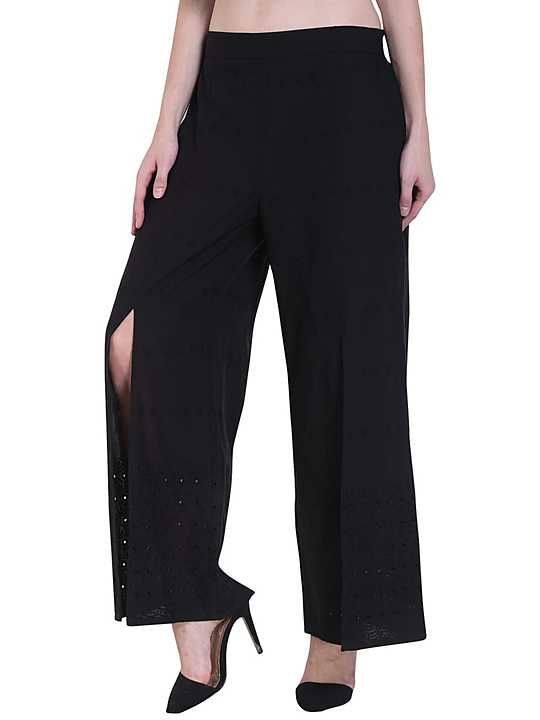 Black - Chicken Cotton Palazzos uploaded by business on 11/14/2020