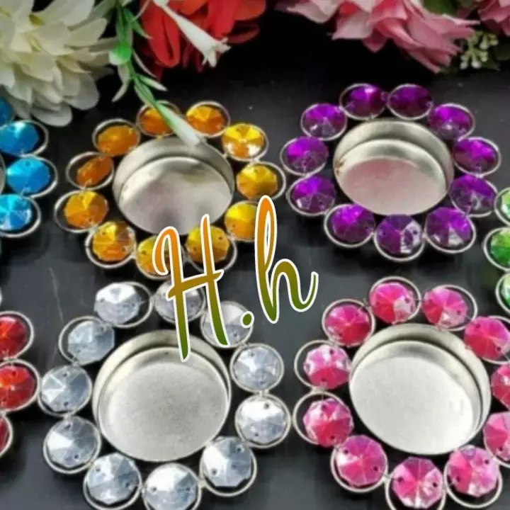 Metal & Crystal Beaded Tea light Holder collection  uploaded by Hina Handicrafts on 7/20/2022