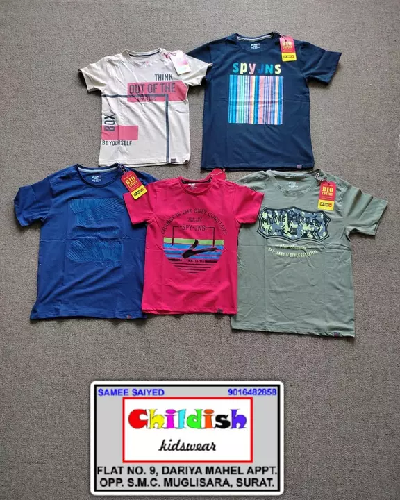 Post image Boys Export Quality T-shirt Size 7 years to 14 years Price - Rs. 200/- ( excluding shipping charges)