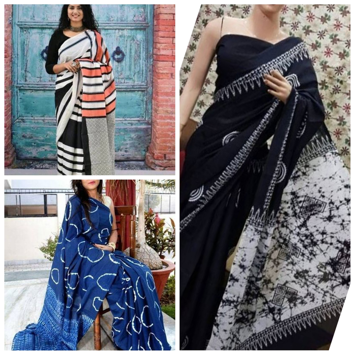 Post image Cotton mulmul sareesHandweaven cottonOrigin from IndiaFree shippingCash on delivery555rs only