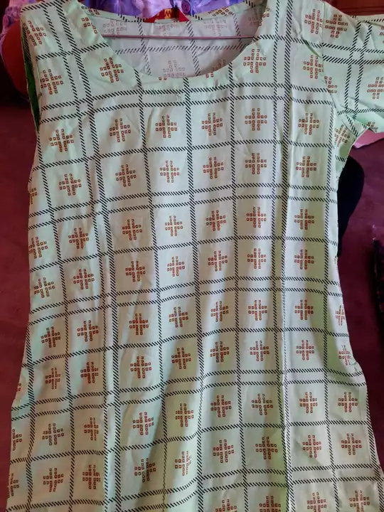 Cotton fevric kurti with pant and dupatta  uploaded by business on 7/20/2022