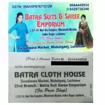 Business logo of Batra suit and saree emporium