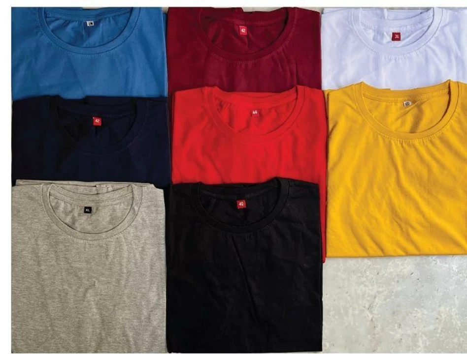 100% cotton bio washed round neck T shirt uploaded by business on 7/20/2022
