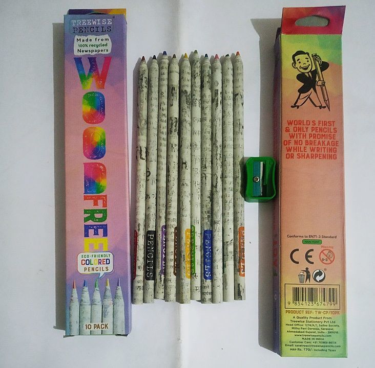 Woodfree Extra Dark HB2 Fruit Series Pencils with Colored Pencils uploaded by KAZ Eco Friendly Products on 11/15/2020