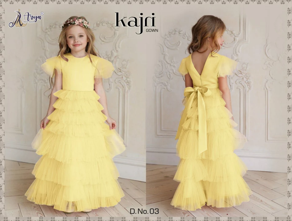 KAJRI KIDS GOWN uploaded by Arya dress maker on 7/21/2022