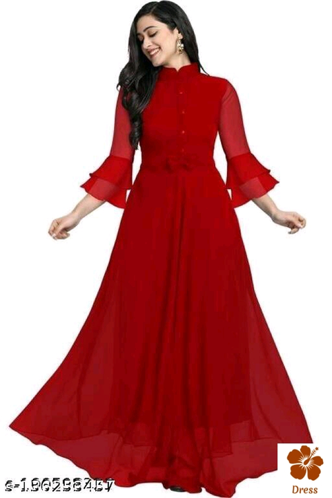 Checkout this latest Gowns
Product Name: *Gowns*
Fabric: Georgette
Sleeve Length: Three-Quarter Slee uploaded by business on 7/21/2022