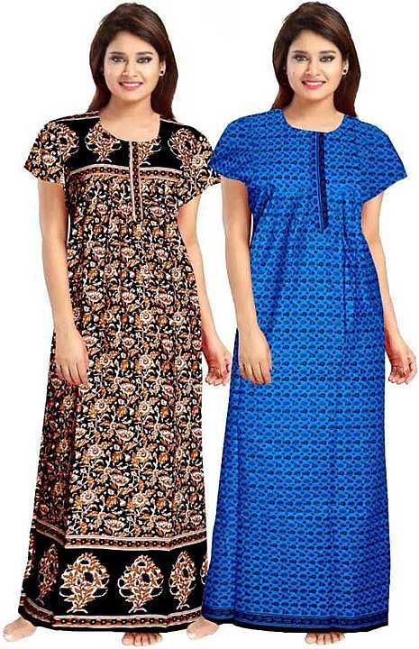Product image of WOMEN'S COTTON NIGHTY , price: Rs. 150, ID: women-s-cotton-nighty-5c622032