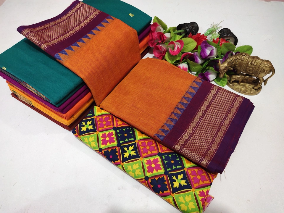 Chettinad cotton saree manufacturing uploaded by TMT TEX on 7/21/2022
