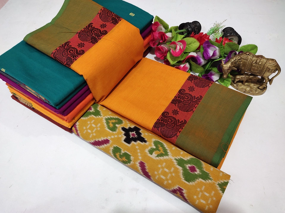 Chettinad cotton saree manufacturing uploaded by TMT TEX on 7/21/2022
