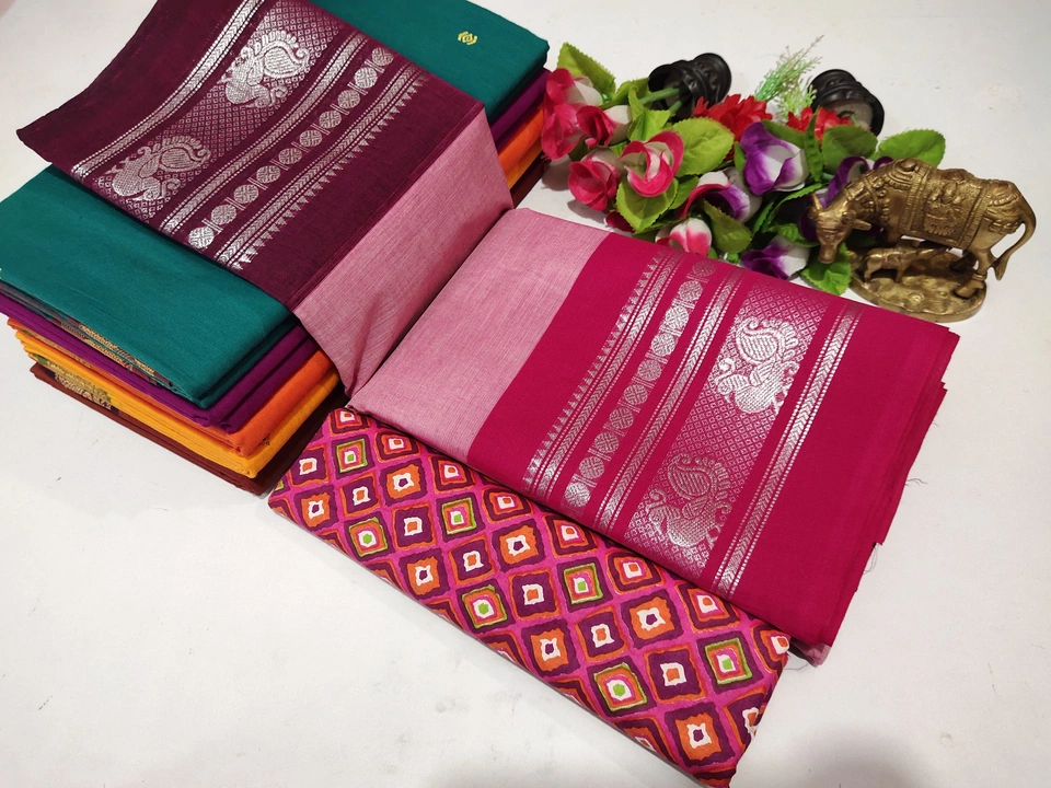 Chettinad cotton saree manufacturing uploaded by business on 7/21/2022