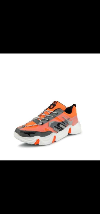 🥳📣 Lazy21 Synthetic Leather Orange 🧡 Trendy Daily wear Lace up Sports Shoes 👟 For Men 😍 uploaded by www.lazy21.com on 7/21/2022