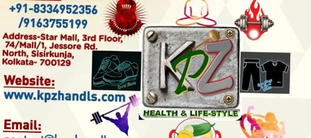 Visiting card store images of KPZ HEALTH & LIFE STYLE