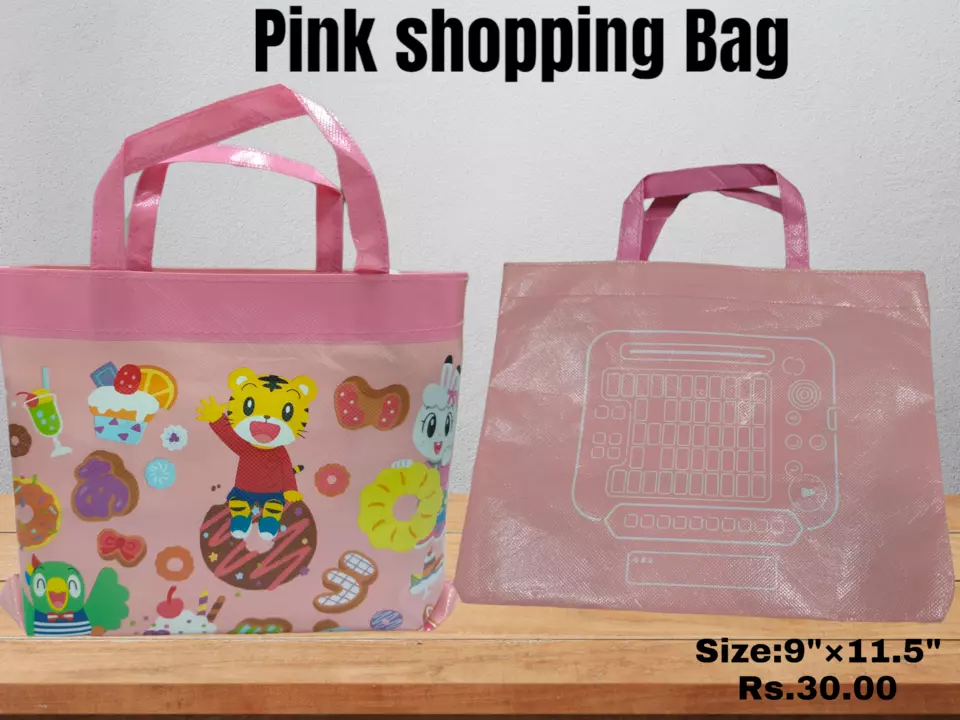 Pink Shopping bag  uploaded by Sha kantilal jayantilal on 7/21/2022