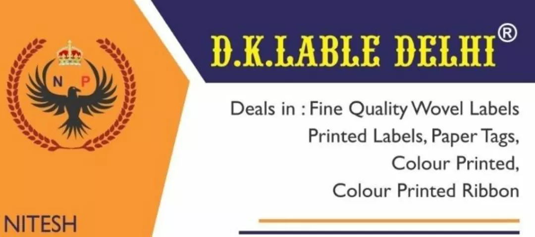 Visiting card store images of DK LABEL DELHI