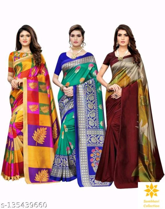 3 Sari uploaded by Radhee Krishna garment on 7/21/2022