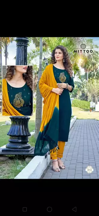Post image Plazo suit with dupatta contect 7508951006
