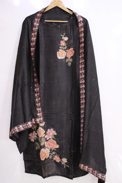 Trendy Dark Shade Inderish Muslin Suits uploaded by business on 7/21/2022