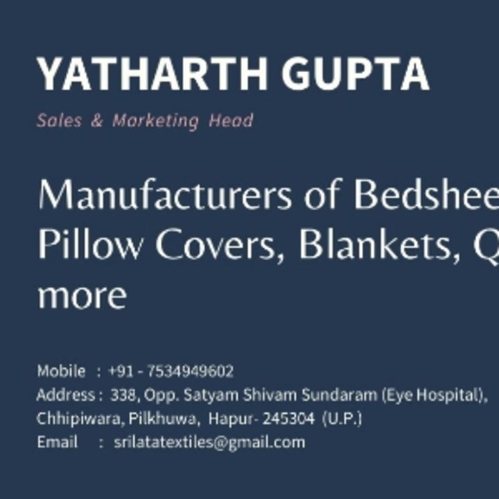 Post image Sri Lata Textiles has updated their profile picture.