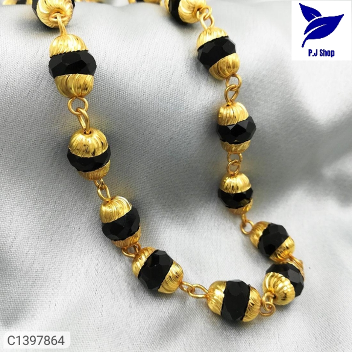 Trendy Gold Plated Rudraksha Mens Brass Chain With Pendant uploaded by Puja shop on 7/21/2022