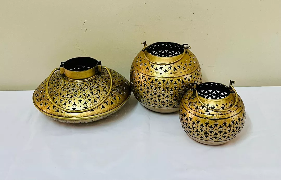 Iron oil lamp,s uploaded by Subham handicrafts on 7/21/2022