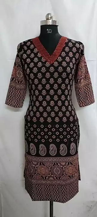 Ajarkha kurti uploaded by Unique collection on 7/21/2022