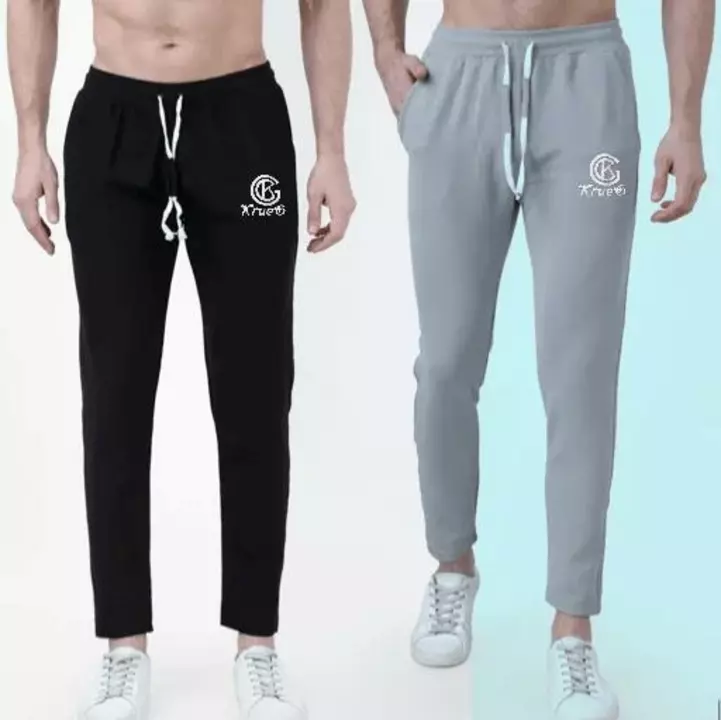 Krueg cotton lycra ankle lenght trackpants combo pack of 2 uploaded by business on 7/21/2022