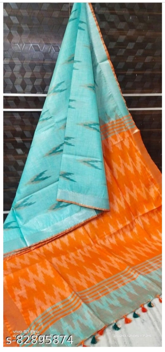 Product image of ikkat saree, price: Rs. 599, ID: ikkat-saree-623e7184