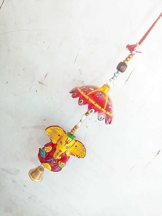 Door hanging Ganesha with bell uploaded by Greentouch crafts on 11/16/2020