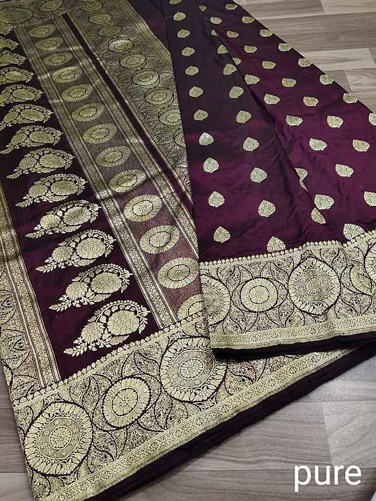 Pure Banarasi handloom katan silk saree  uploaded by business on 11/16/2020