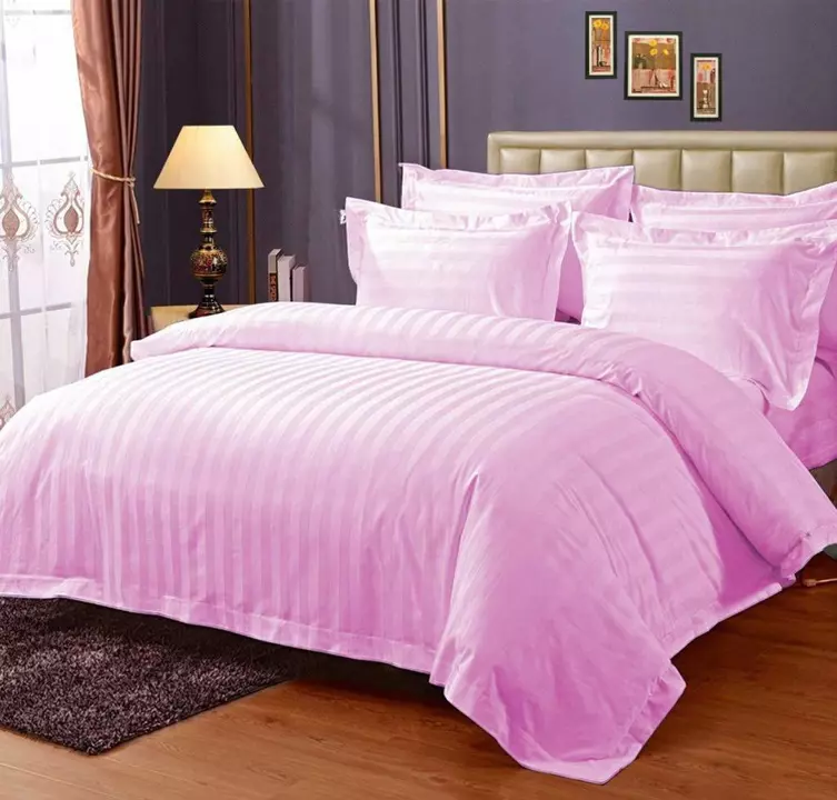 Stripes double bed bedsheets uploaded by SIMMI INTERNATIONAL on 7/22/2022