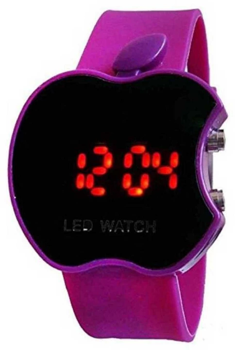 LED Digital Apple Shape Kid's Watch(PURPLE)  uploaded by MyValueStore on 7/22/2022