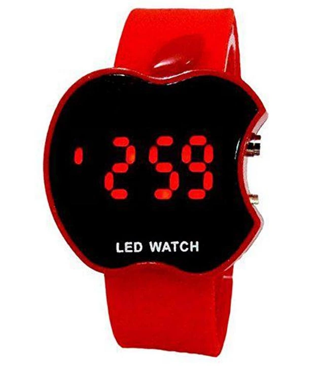 LED Digital Apple Shape Kid's Watch(RED)  uploaded by MyValueStore on 7/22/2022
